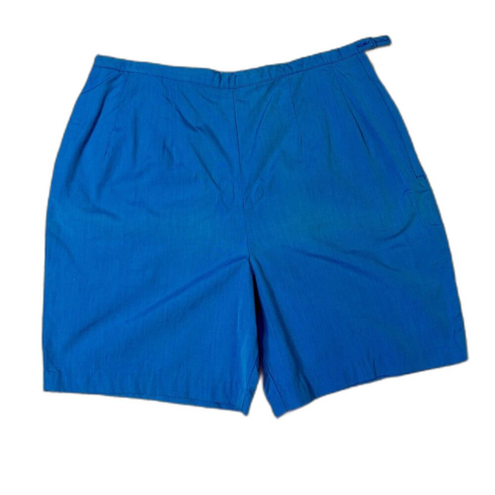 Vintage 70s White Stag Blue High Waisted Bermuda Shorts Size Med